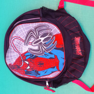 Spider-Man backpack with bottle holders